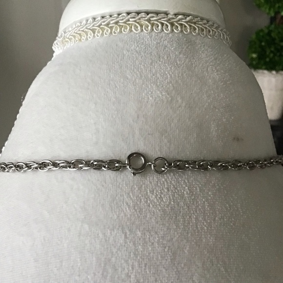 Vintage Owl Pendant Statement Necklace Silver Tone Rhinestone Eyes Articulated - Picture 6 of 8